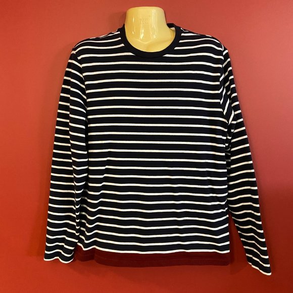 Levi's Other - ⭐4 FOR $20⭐ Levi's Men's Navy/White Striped Crew Sweater - Size Medium